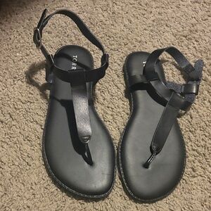 Torrid Black Strappy Sandals